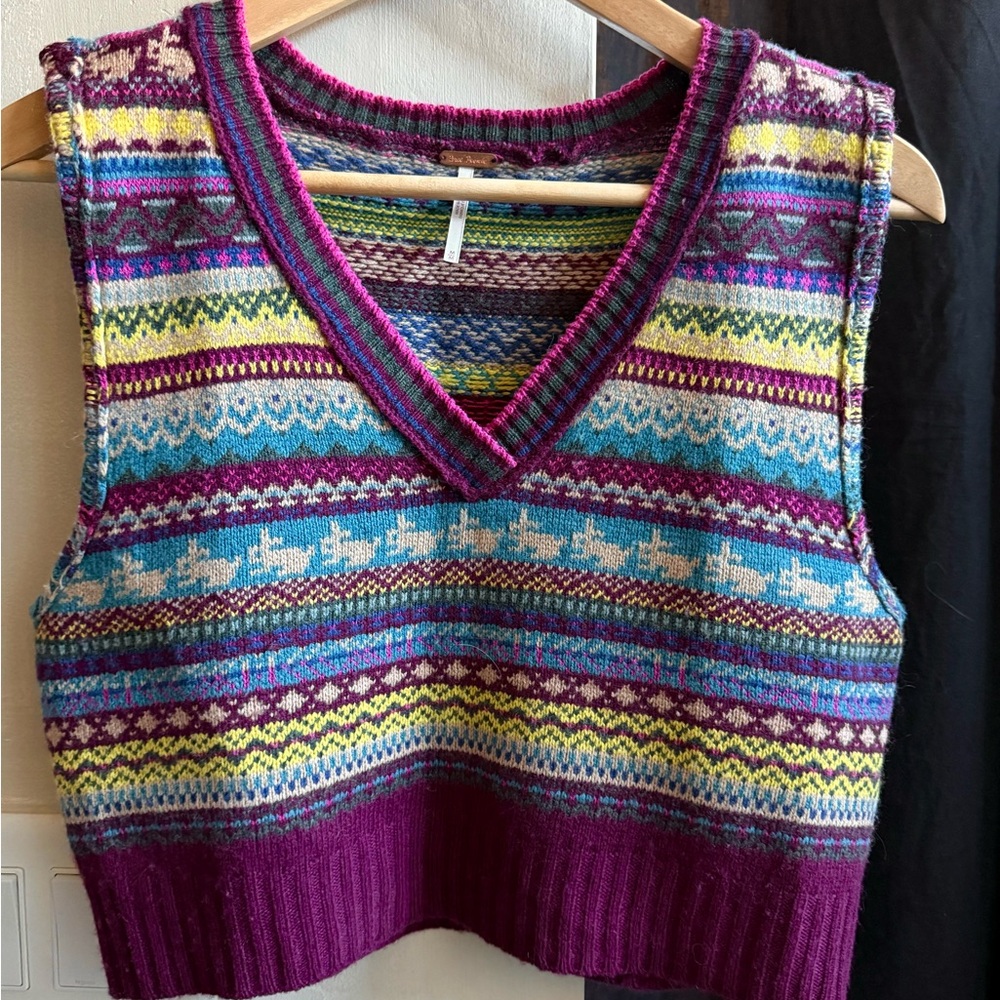 Free People Cropped Vest